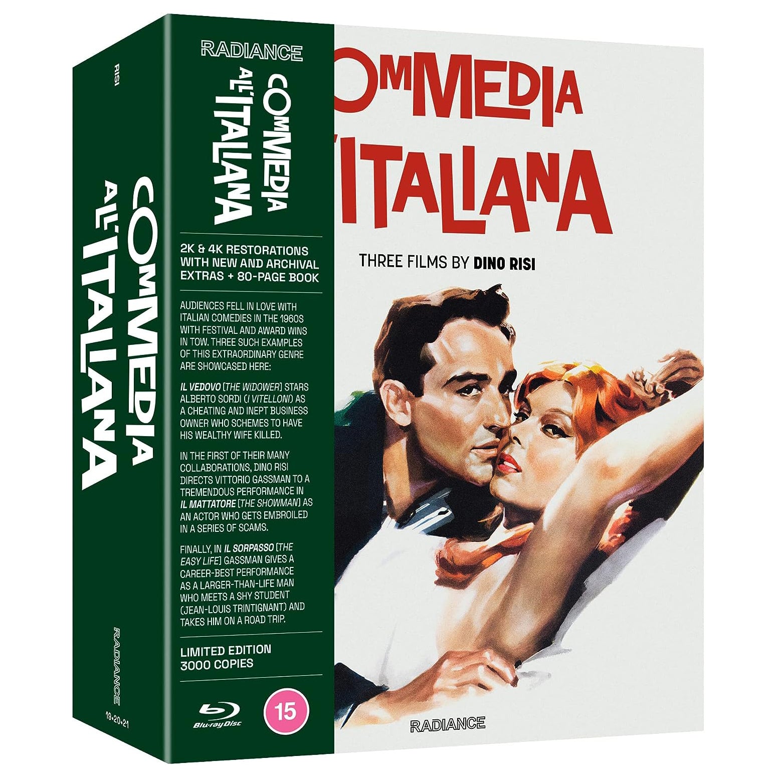 COMMEDIA ALL'ITALIANA: THREE FILMS BY DINO RISI | Blu-ray | Radiance Films