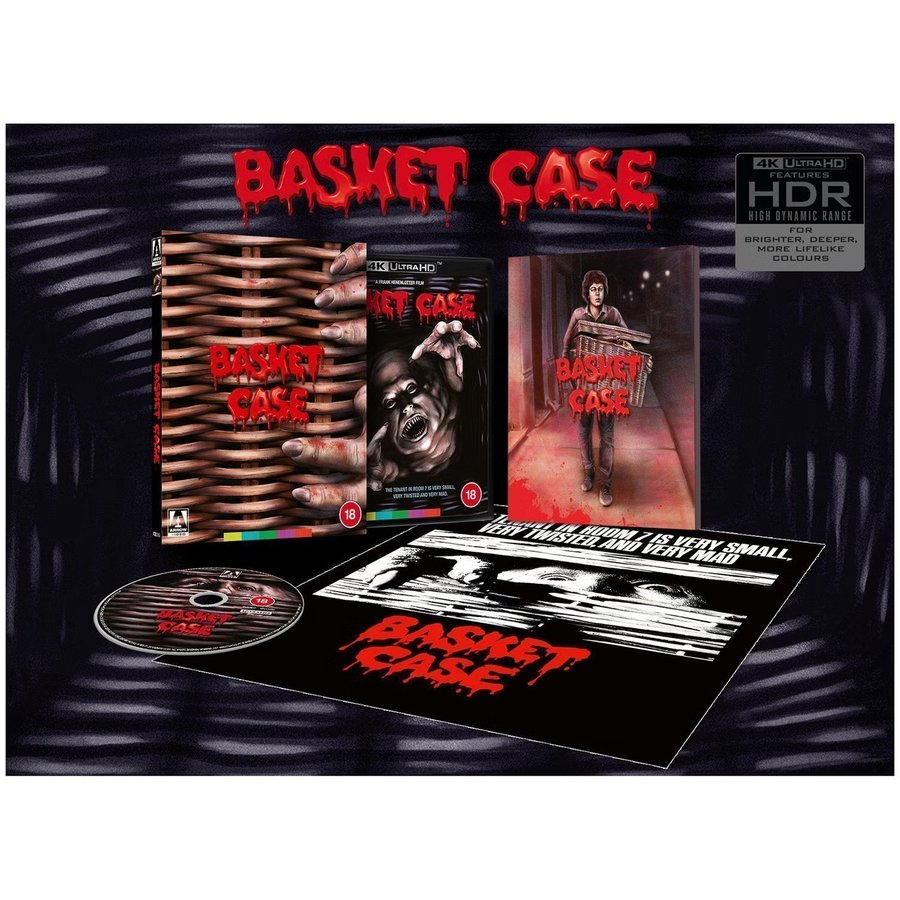 BASKET CASE | UK Import | 4K UHD Limited Edition | Arrow Video