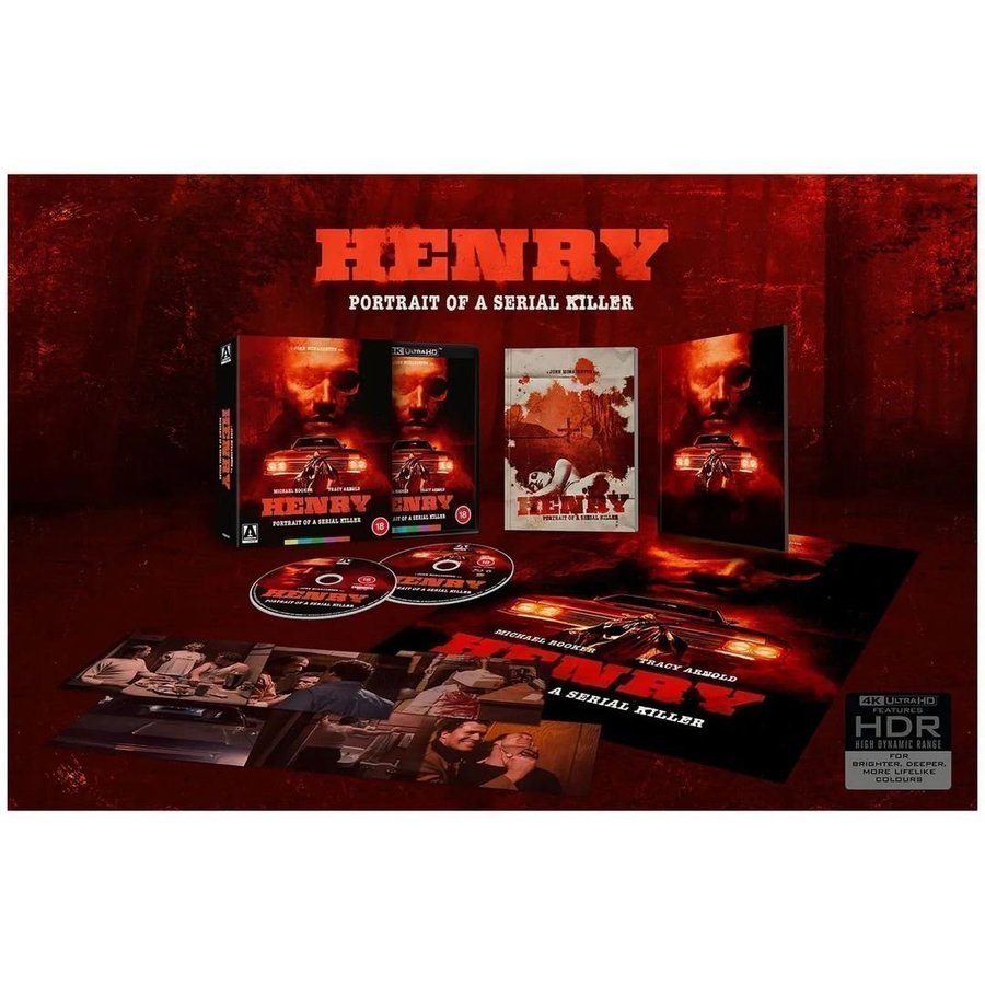 HENRY – PORTRAIT OF A SERIAL KILLER | 4K UHD + Blu-ray | Arrow Films