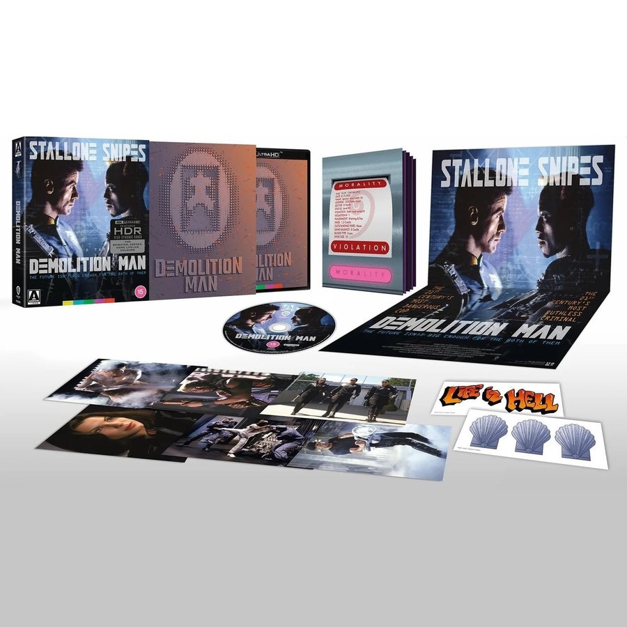 DEMOLITION MAN | UK Import | 4K UHD Limited Edition | Arrow Films
