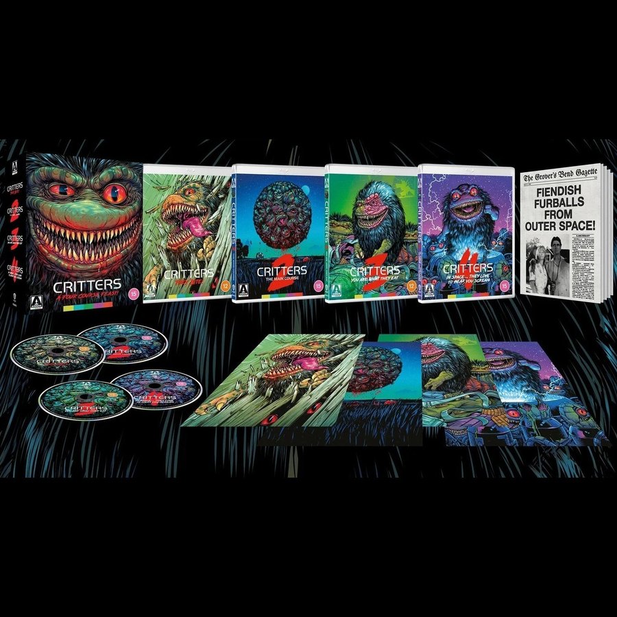 CRITTERS: A FOUR COURSE FEAST! | Blu-ray | Arrow Films