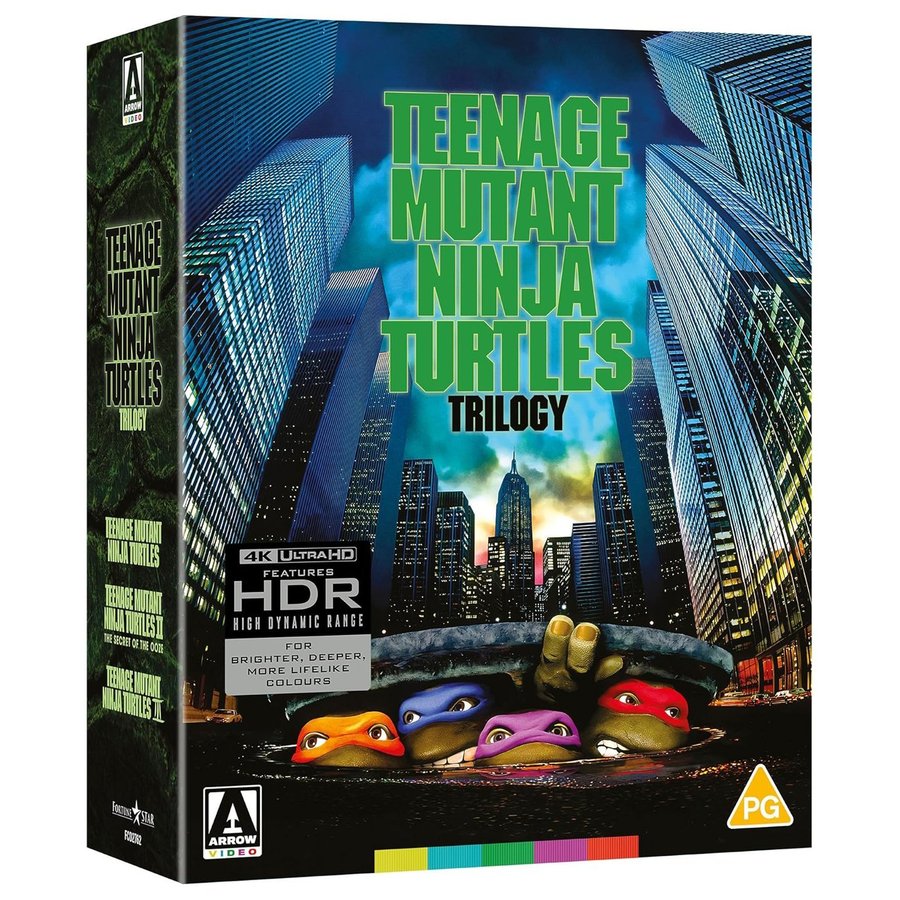 TEENAGE MUTANT NINJA TURTLES TRILOGY | 4K UHD | Arrow Films