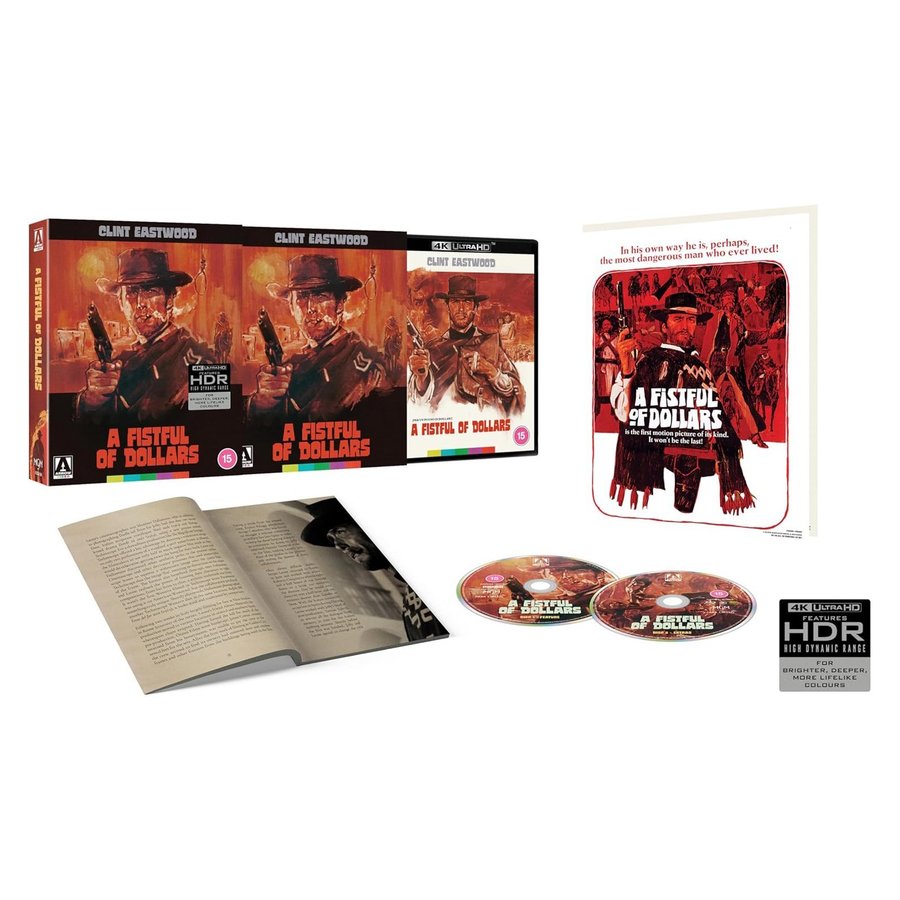 A FISTFUL OF DOLLARS | UK Import | 4K UHD + Blu-ray Limited Edition | Arrow Films