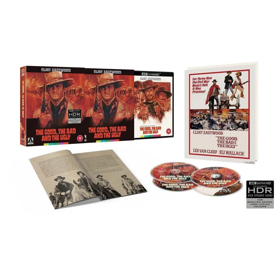 THE GOOD, THE BAD AND THE UGLY | UK Import | 4K UHD + Blu-ray Limited Edition | Arrow Films