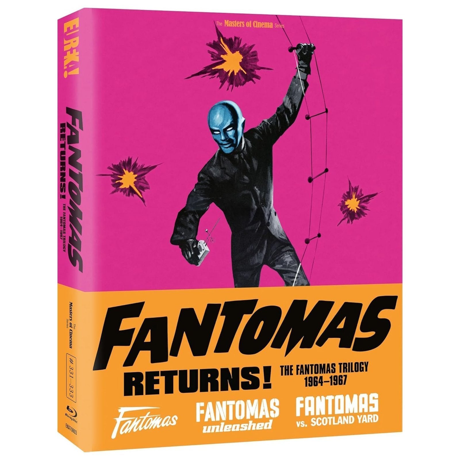 FANTÔMAS RETURNS!: THE FANTÔMAS TRILOGY 1964-67 | Blu-ray | Eureka Entertainment