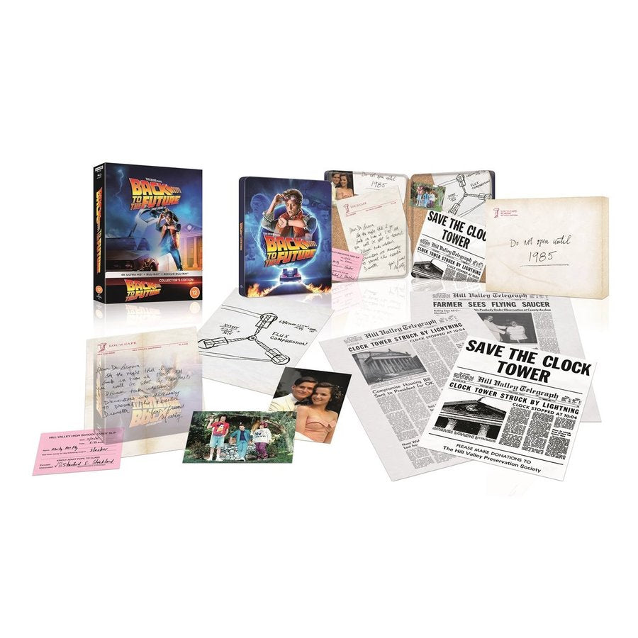 BACK TO THE FUTURE | UK Import | 4K UHD + Blu-ray Collector's Edition Steelbook | Universal