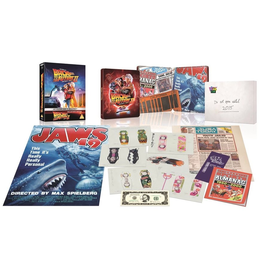 BACK TO THE FUTURE PART II | UK Import | 4K UHD + Blu-ray Collector's Edition Steelbook | Universal