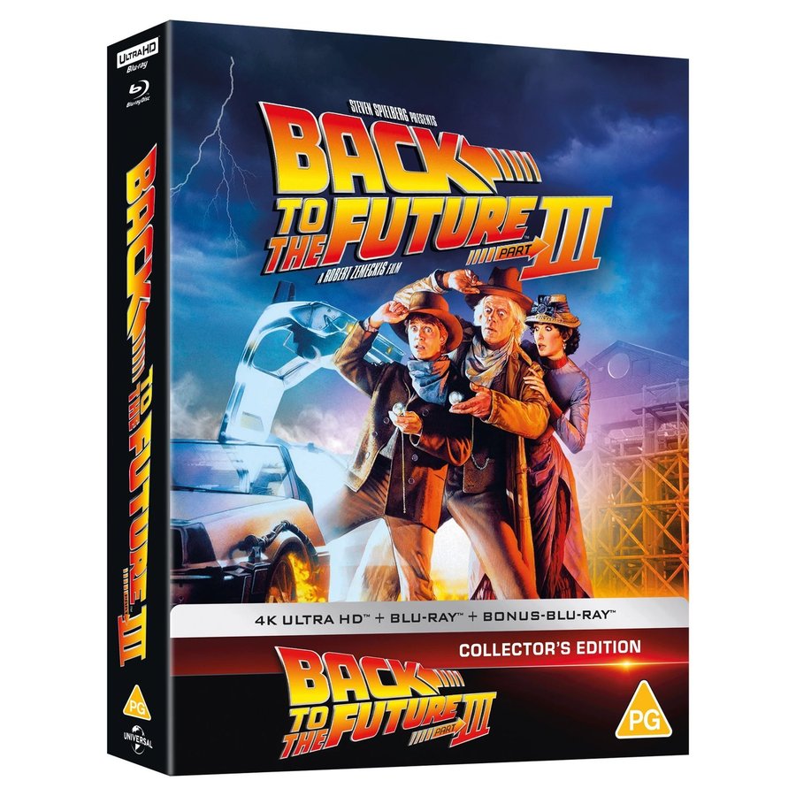 BACK TO THE FUTURE PART III | UK Import | 4K UHD + Blu-ray Collector's Edition Steelbook | Universal
