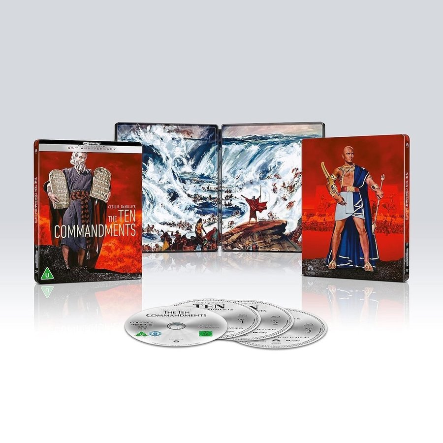 THE TEN COMMANDMENTS (1923 & 1956) | 4K UHD + Blu-ray | Paramount Pictures