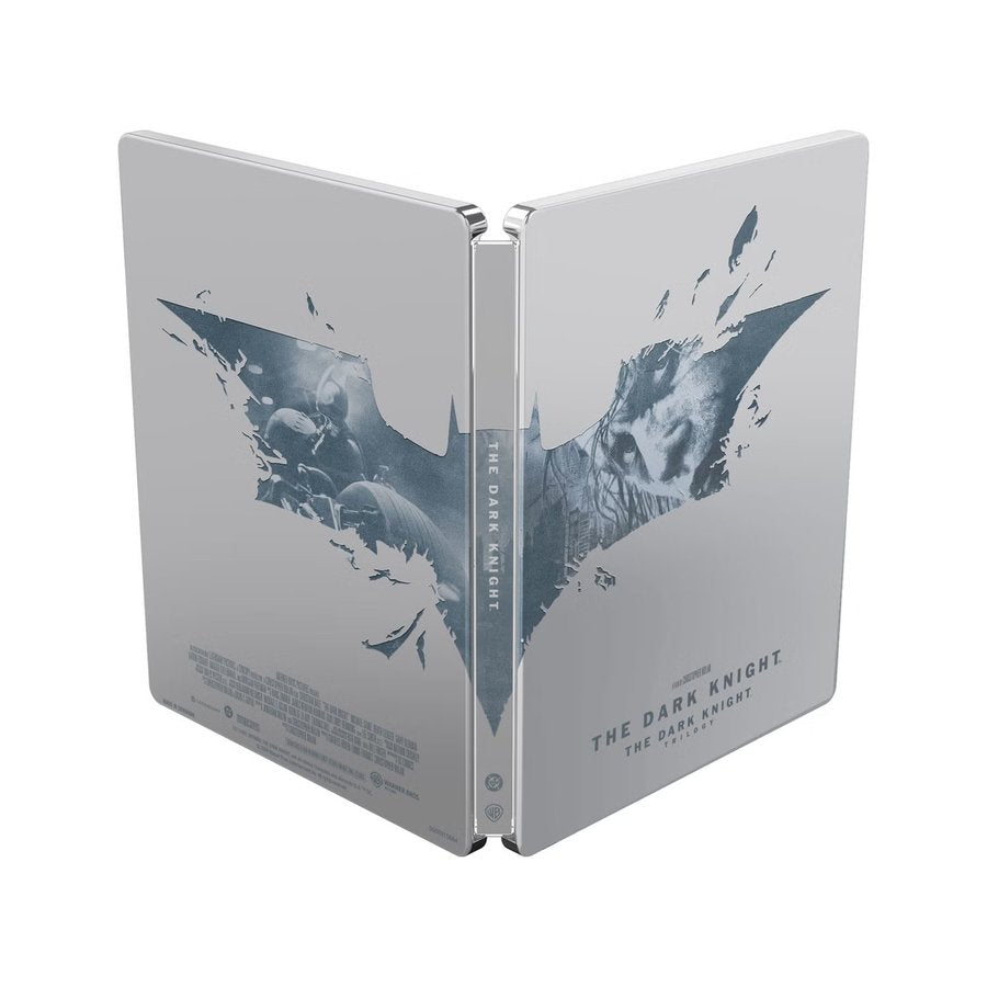 THE DARK KNIGHT TRILOGY | UK Import | 4K UHD + Blu-ray Steelbook Collection | Warner Bros