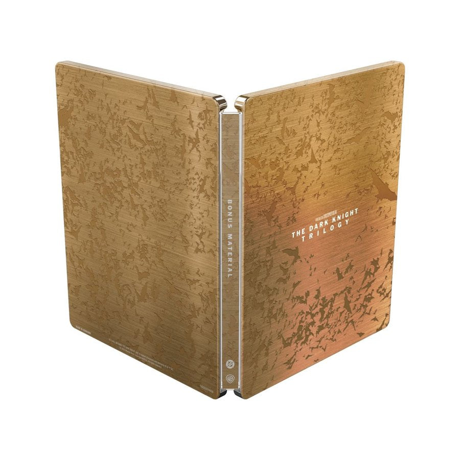 THE DARK KNIGHT TRILOGY | UK Import | 4K UHD + Blu-ray Steelbook Collection | Warner Bros