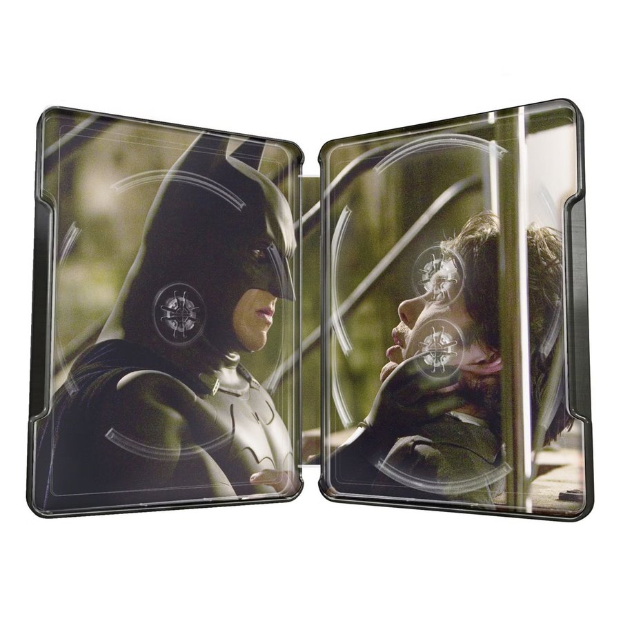 THE DARK KNIGHT TRILOGY | UK Import | 4K UHD + Blu-ray Steelbook Collection | Warner Bros