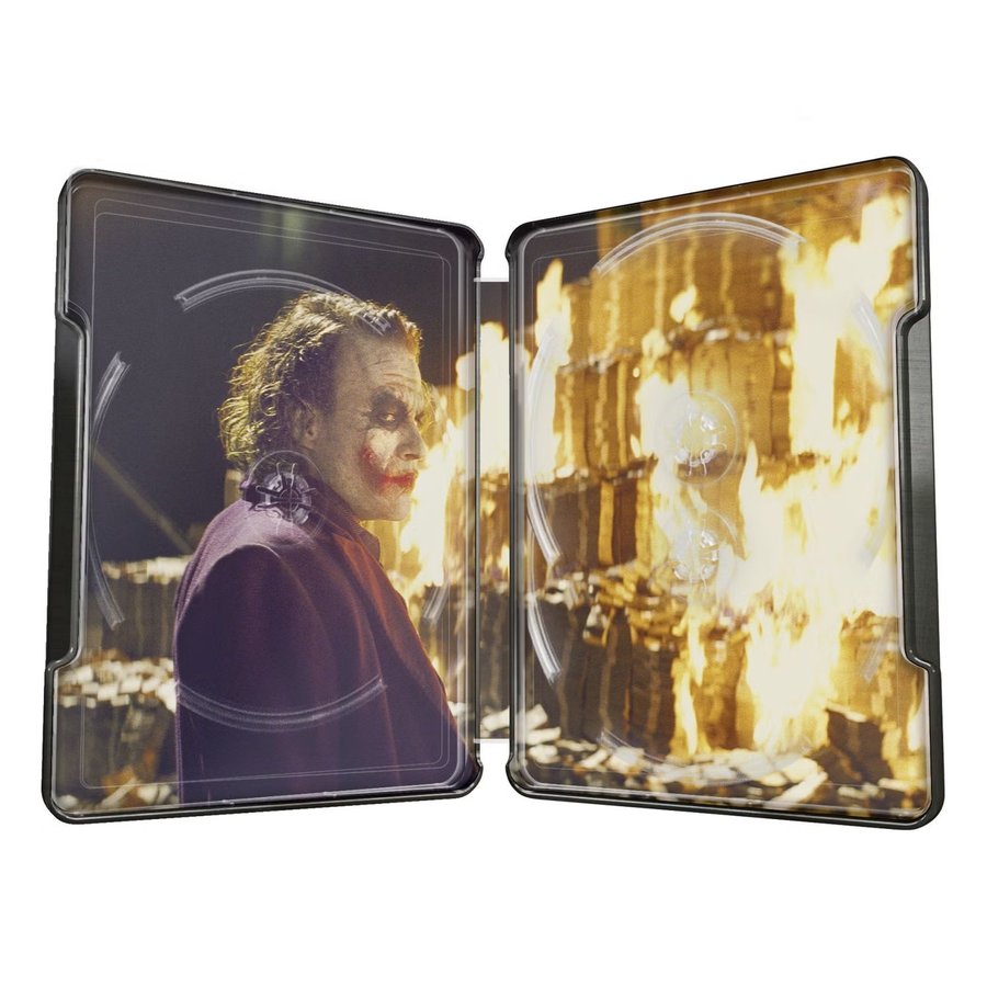 THE DARK KNIGHT TRILOGY | UK Import | 4K UHD + Blu-ray Steelbook Collection | Warner Bros