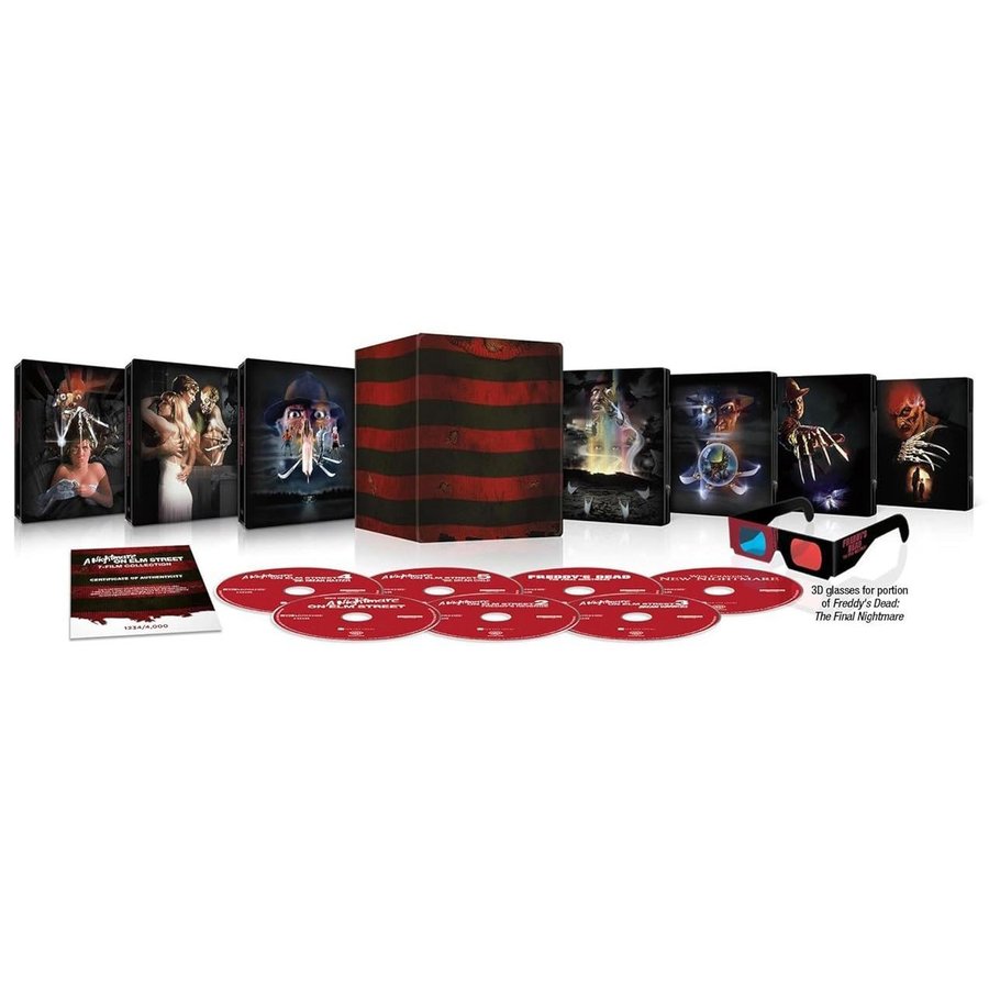 A NIGHTMARE ON ELM STREET | UK Import | 4K UHD + Blu-ray 7-Film Limited Steelbook Collection | Warner Bros