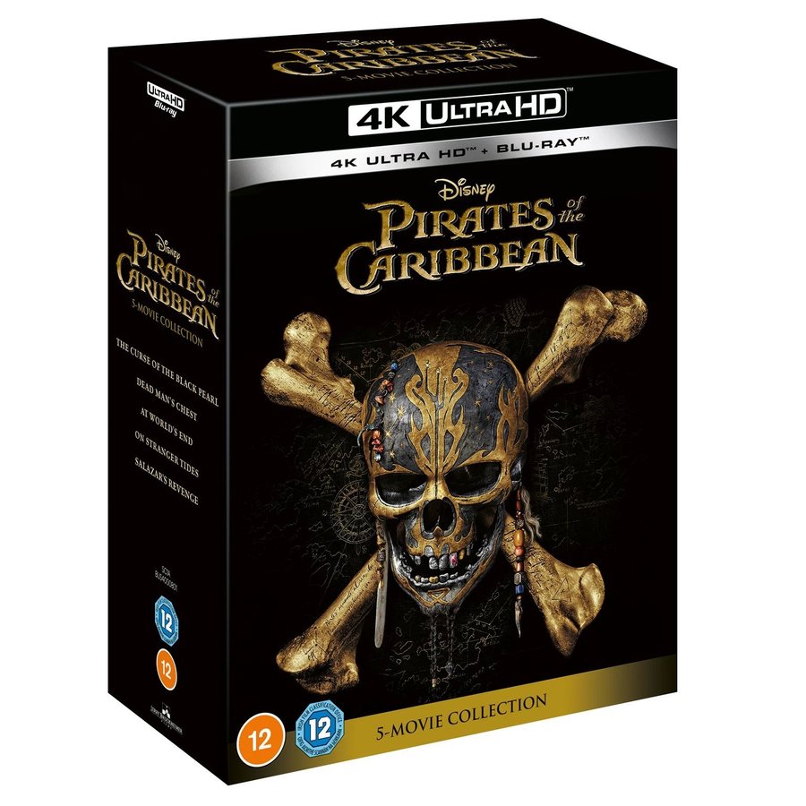 PIRATES OF THE CARIBBEAN: THE COMPLETE COLLECTION | 4K UHD + Blu-ray | Disney / Buena Vista