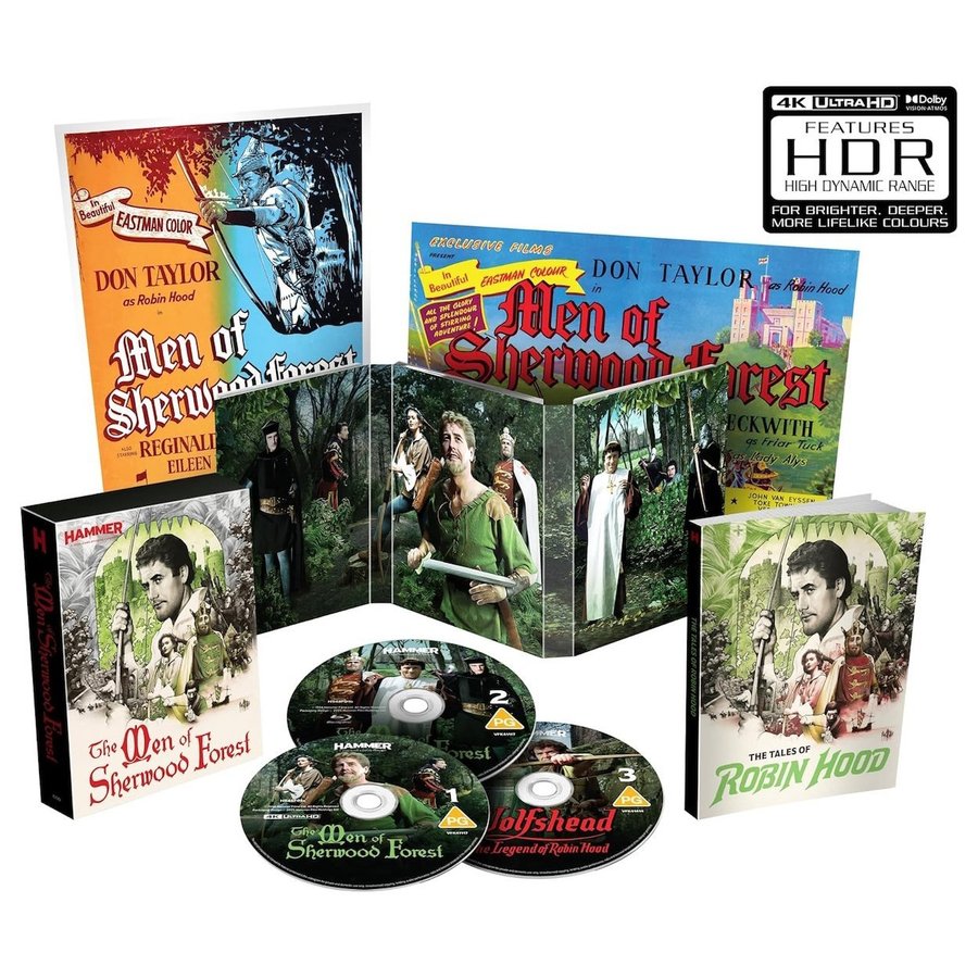 THE MEN OF SHERWOOD FOREST | 4K UHD + Blu-ray | Hammer Films