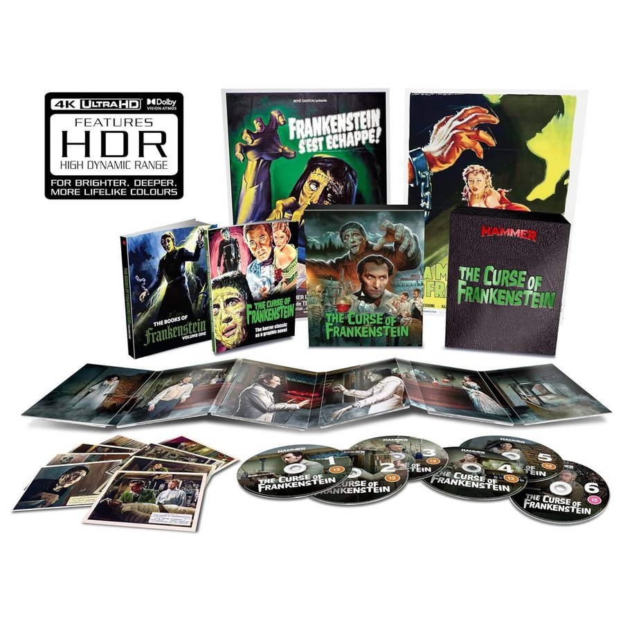 THE CURSE OF FRANKENSTEIN | 4K UHD + Blu-ray | Hammer Films